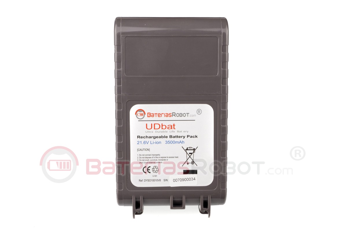 Dyson V8 batterie + HEPA filtres (21.6 V, 3000 mAh) - BatteryUpgrade