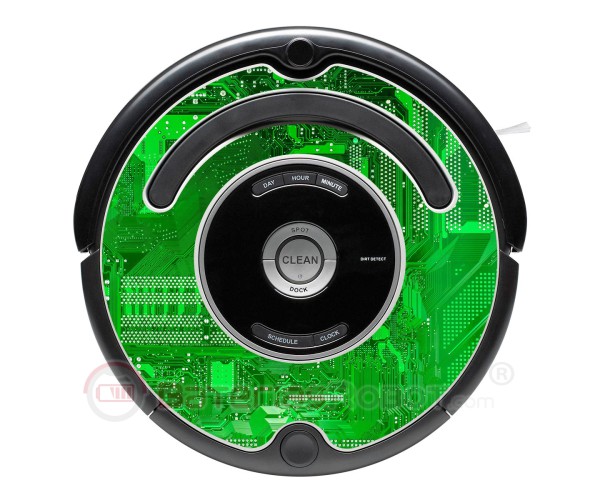 Electro. Decorative sticker for Roomba