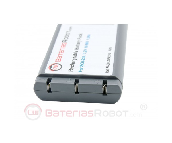 Battery Scooba 200 18€ + VAT (Compatible iRobot)
