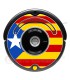Bandiera Estelada catalano. Adesivo per Roomba.
