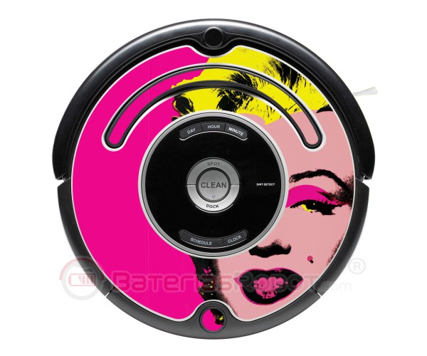 Pop art Marilyn. Vinyle décoratif pour Roomba