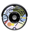 3 abstrakte Kandinsky. Vinyl für iRobot Roomba - 500 600 Serie