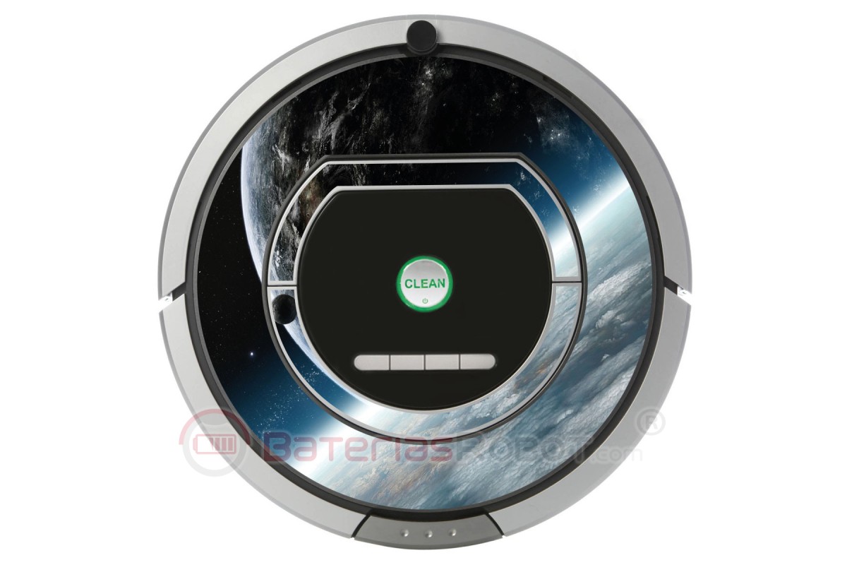 Fortrolig Seaboard Okklusion Space 2. Decorative vinyl for Roomba - 700 800 Series.